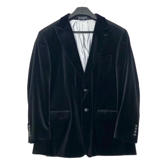 Palo Savino Velvet Blazer - Picture 3 of 16